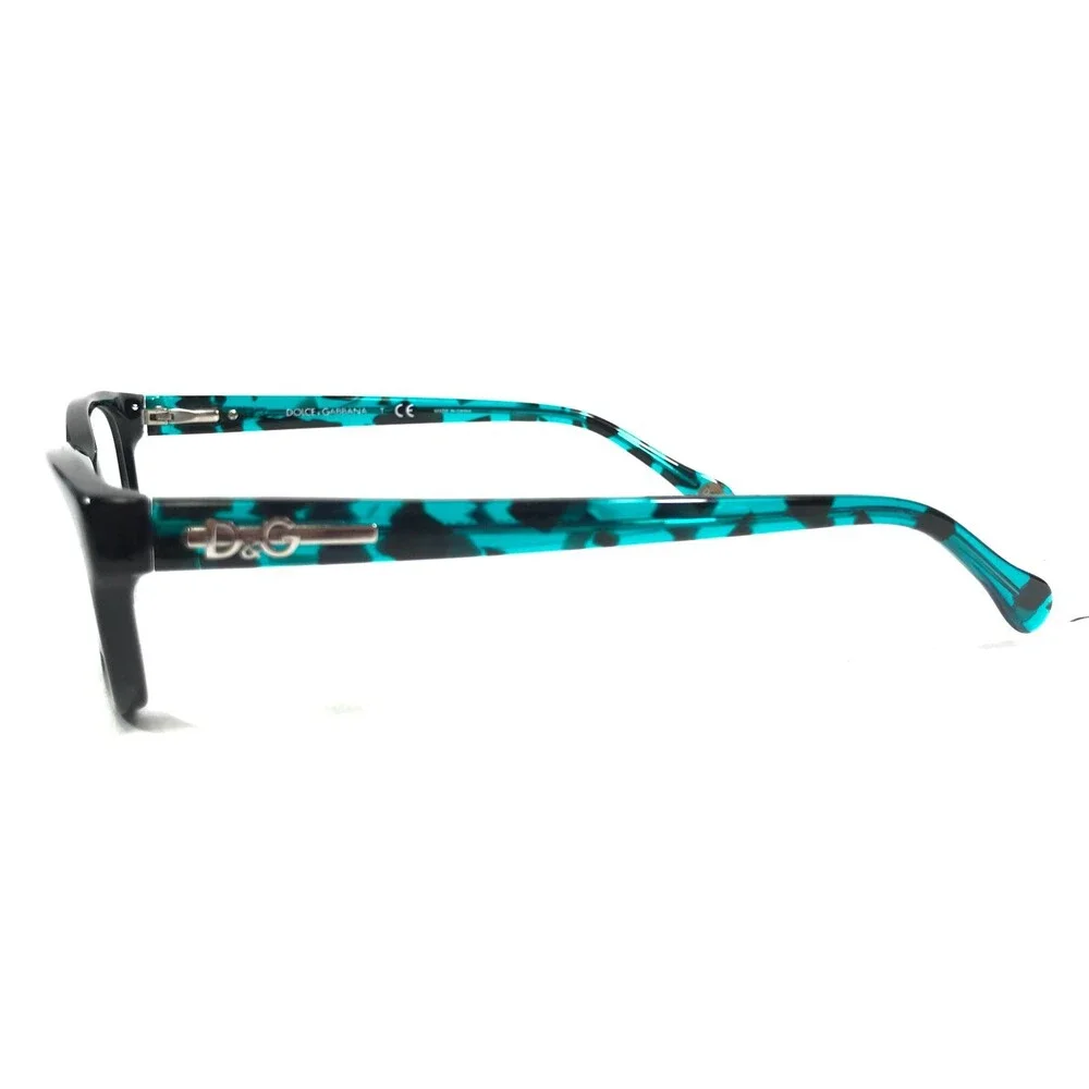 Dolce & Gabbana Petite Eyeglasses Frames DD1205 1826 Black Blue 50-17-135